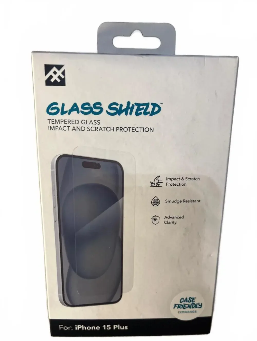 ZAGG Tempered Glass Screen Protector for iPhone 15 Plus IFROGZ Glass Shield New